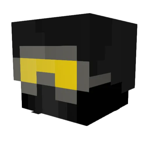 OrderKRen Minecraft avatar head, 3D render