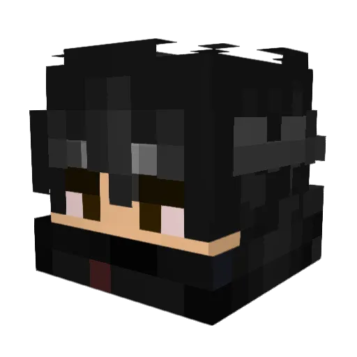Ordmin Minecraft avatar head, 3D render