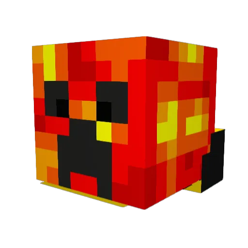Ordyon Minecraft avatar head, 3D render