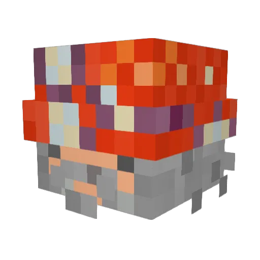 Oreeeo45 Minecraft avatar head, 3D render