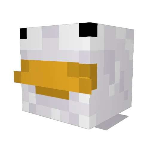 Oregonj Minecraft avatar head, 3D render