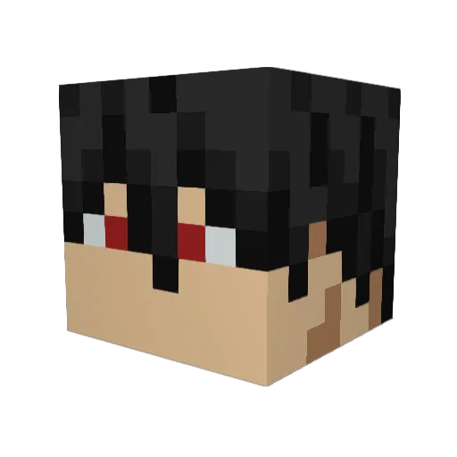 Orekiv Minecraft avatar head, 3D render