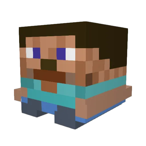 OremIsSoftAF Minecraft avatar head, 3D render
