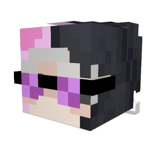 Orengruferss Minecraft avatar head, 3D render