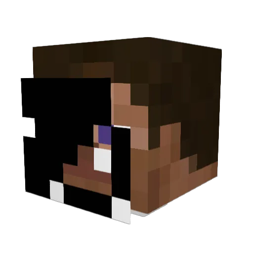 Oreo54188 Minecraft avatar head, 3D render