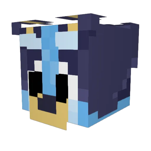 OreoCookie2042 Minecraft avatar head, 3D render