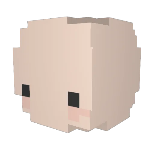 OreoKage69 Minecraft avatar head, 3D render