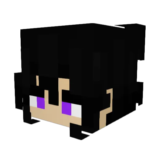 Oreo_154 Minecraft avatar head, 3D render