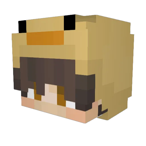 Oreo_2134 Minecraft avatar head, 3D render