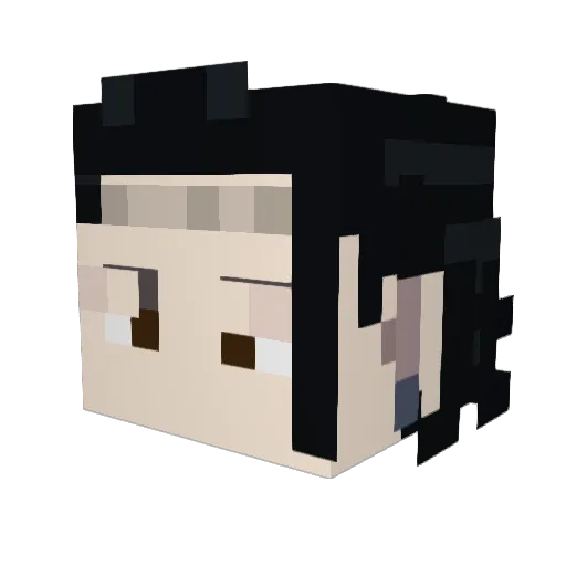 Oreo_Marsh Minecraft avatar head, 3D render