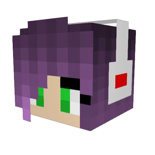 Oreokid123 Minecraft avatar head, 3D render