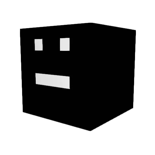 OreooLI Minecraft avatar head, 3D render