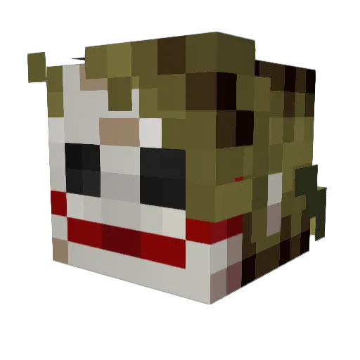 Oreoz_for_life Minecraft avatar head, 3D render