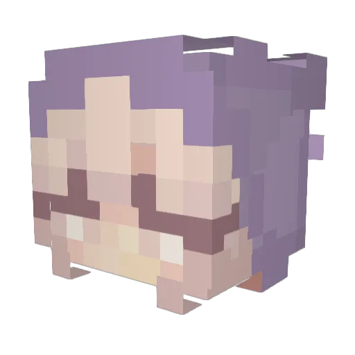 Orestompers108 Minecraft avatar head, 3D render