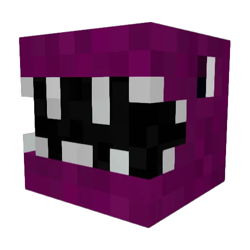 Oretron Minecraft avatar head, 3D render