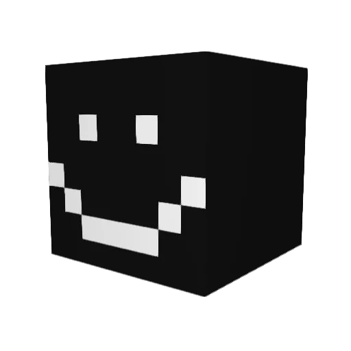 OreyOWhite Minecraft avatar head, 3D render
