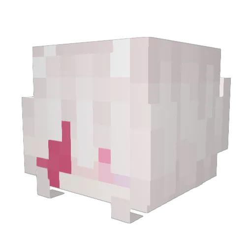 OrganThief1 Minecraft avatar head, 3D render