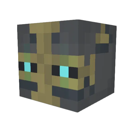 OrganicNipples12 Minecraft avatar head, 3D render