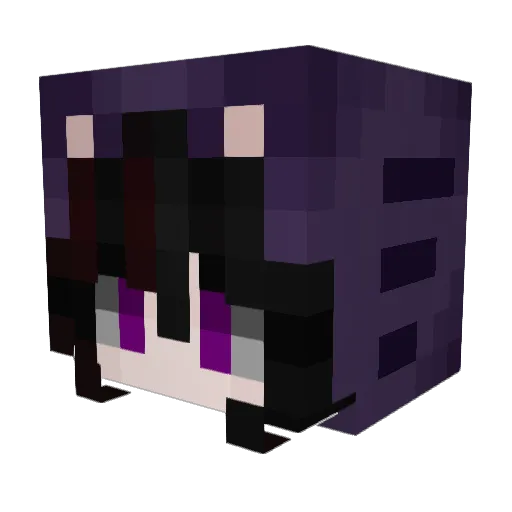 Organize Minecraft avatar head, 3D render