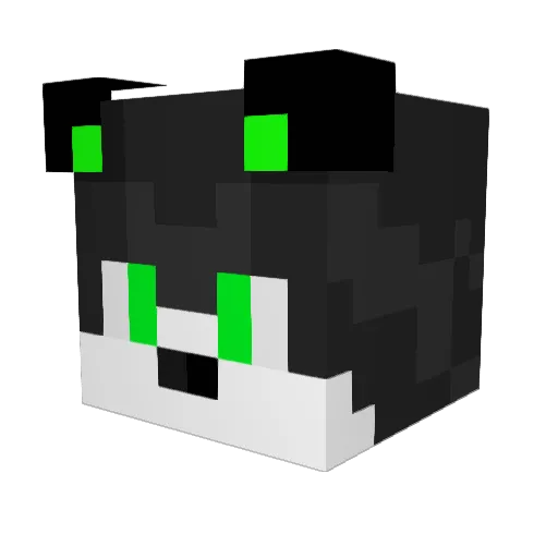 Orgin23 Minecraft avatar head, 3D render