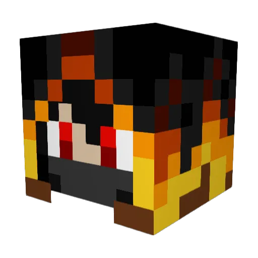 Ori1981 Minecraft avatar head, 3D render