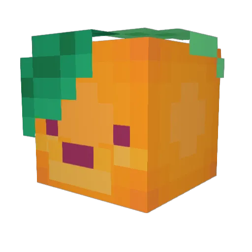 OriSketchy Minecraft avatar head, 3D render