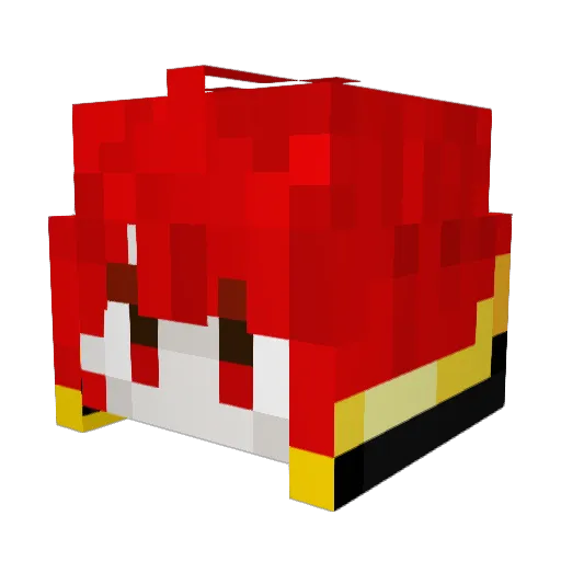 OriZen_0 Minecraft avatar head, 3D render