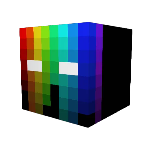 Ori_XIV Minecraft avatar head, 3D render