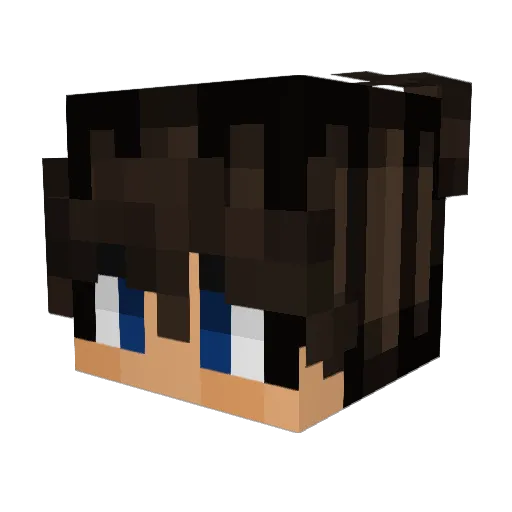 Oriann2 Minecraft avatar head, 3D render