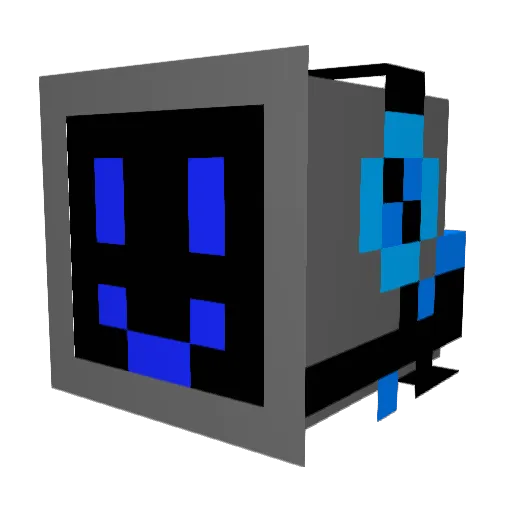 OrickBC Minecraft avatar head, 3D render