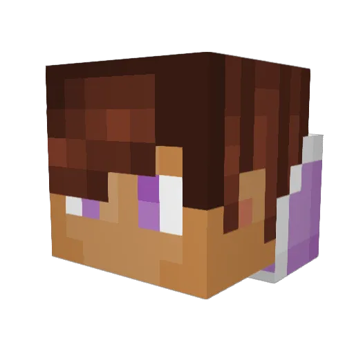 Orien___ Minecraft avatar head, 3D render