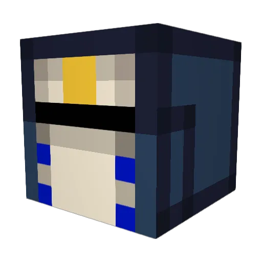 OrientRapier1 Minecraft avatar head, 3D render