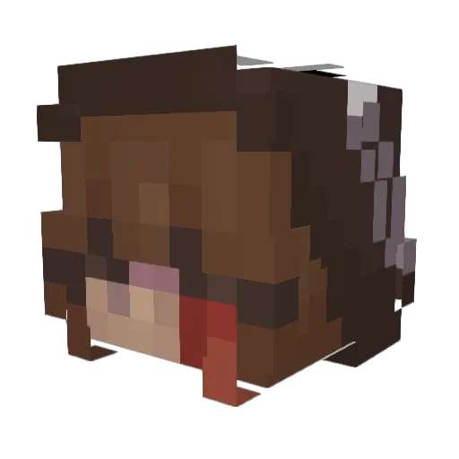 Origin9180 Minecraft avatar head, 3D render