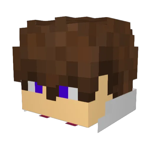 Origin_Gaming Minecraft avatar head, 3D render