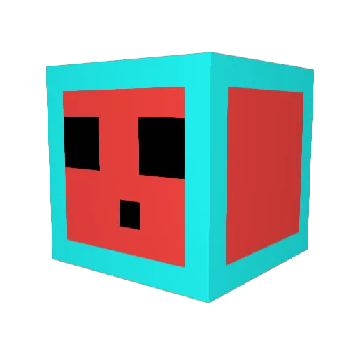 OriginalHound Minecraft avatar head, 3D render