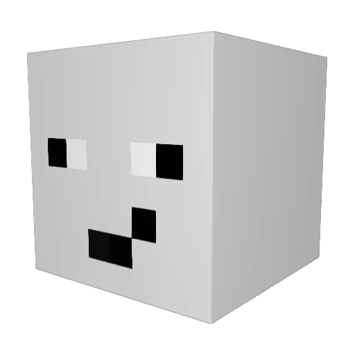 OriginalesBrot Minecraft avatar head, 3D render