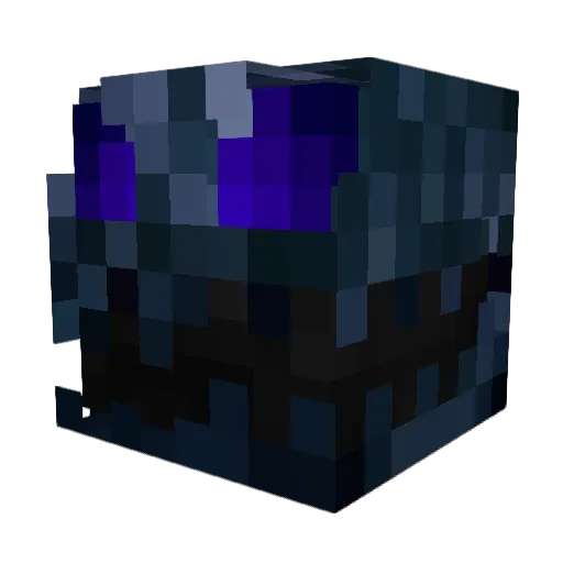 Origins2427 Minecraft avatar head, 3D render