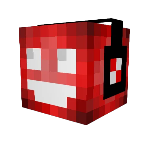 Orihana Minecraft avatar head, 3D render