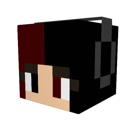 Orikardia Minecraft avatar head, 3D render