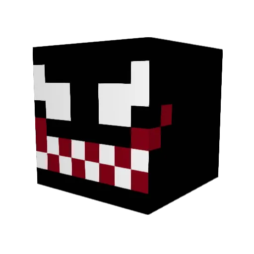 Orikujjin Minecraft avatar head, 3D render