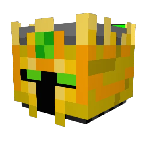 Orimathor Minecraft avatar head, 3D render
