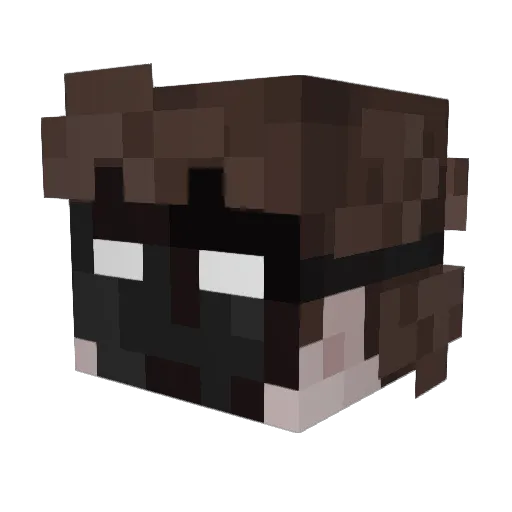 Orimods Minecraft avatar head, 3D render
