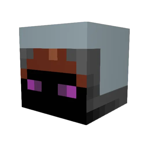 OrinLD Minecraft avatar head, 3D render