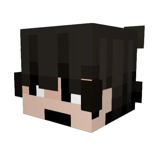 Orince1 Minecraft avatar head, 3D render