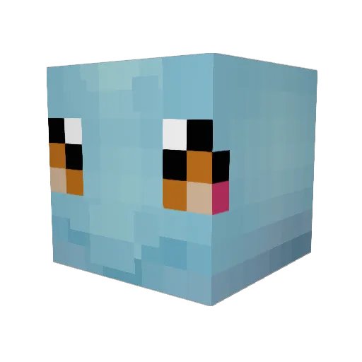Oriole235 Minecraft avatar head, 3D render