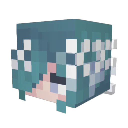 Orion956S Minecraft avatar head, 3D render