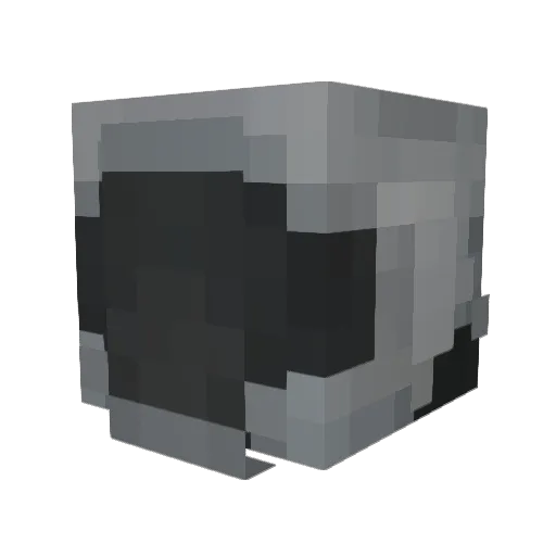 OrionFish Minecraft avatar head, 3D render