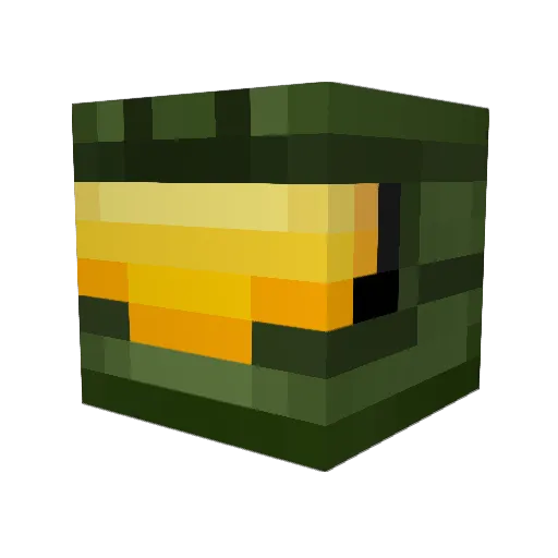 OrionH Minecraft avatar head, 3D render
