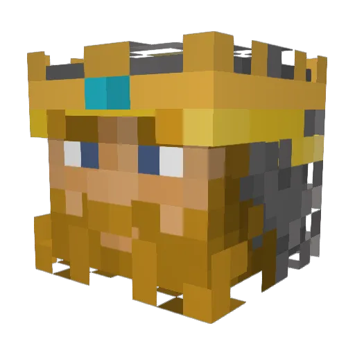 Orion_Balthor Minecraft avatar head, 3D render