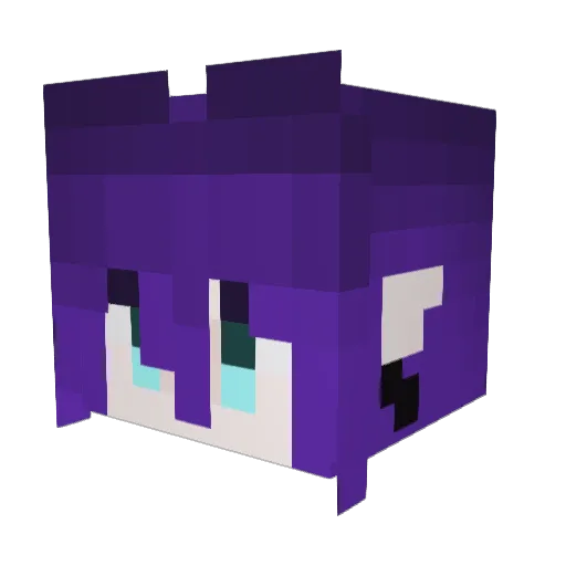 Orion_The_Vamp Minecraft avatar head, 3D render